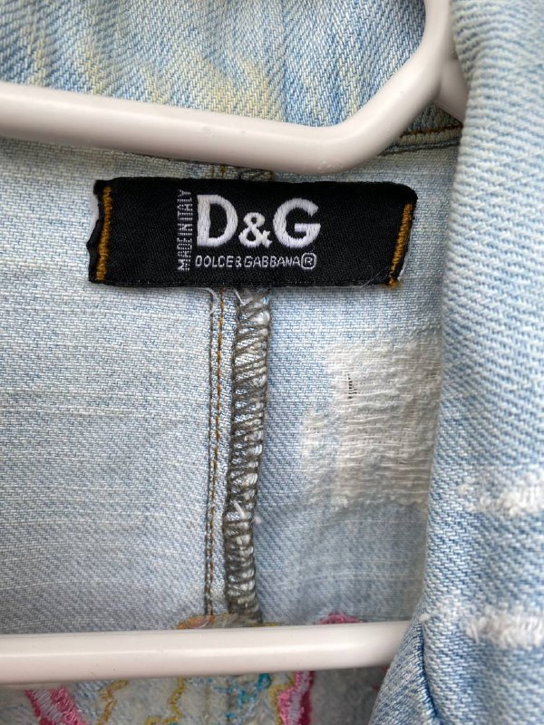 Дизайнерская джинсовка Dolce&Gabbana, 42 размер / S 3