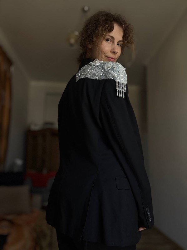 Пиджак апсайкл мужской оверсайз 2