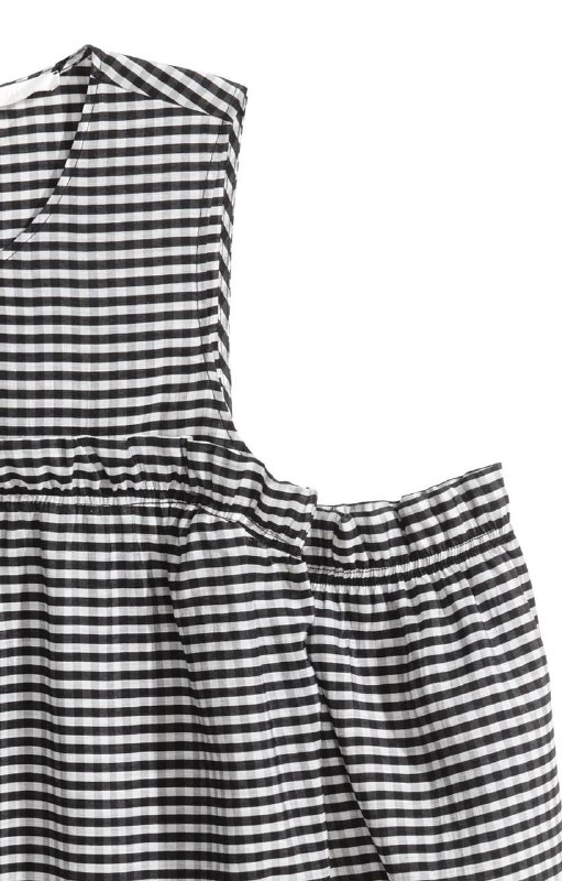 Блуза H&M черно-белая, размер 38, S-M 2
