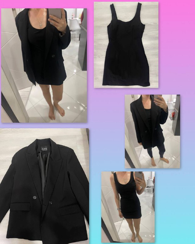 Mango dress size S and blazer size M