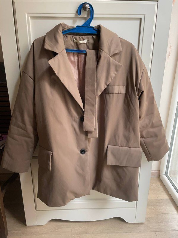 Пиджак-куртка женская тонкая с синтепоном, размер S-L