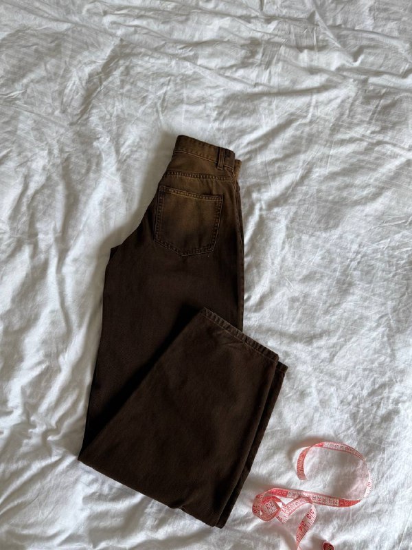 Коричневые джинсы Bershka 4