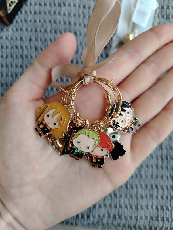 Закладка для книги, музыкальная шкатулка, подвески на бокалы Гарри Поттер 4