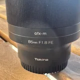 Tokina atx-m 85mm F1.8 FE объектив для Sony 3
