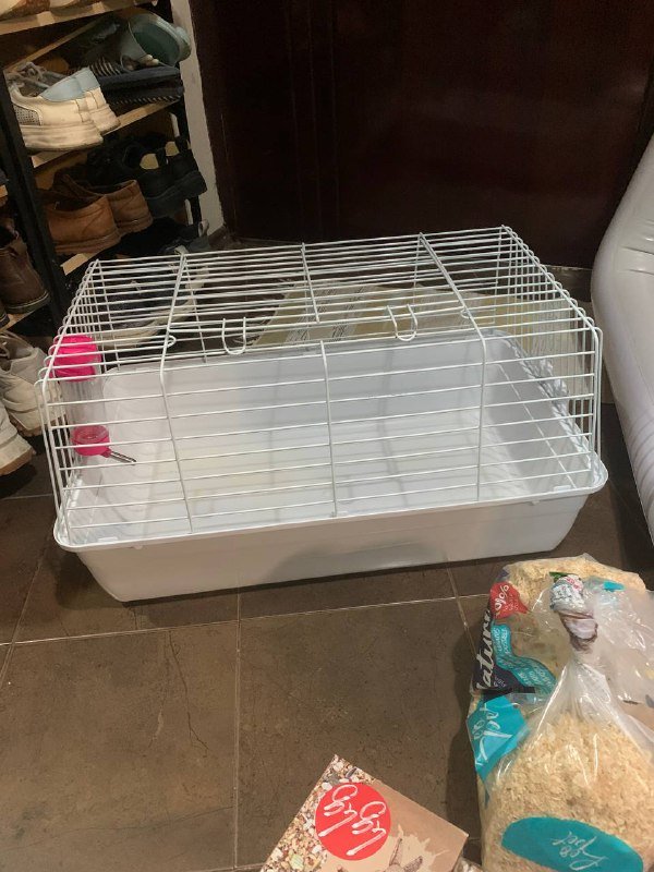 Клетка для хомяка или морской свинки с припасами 2