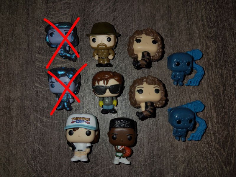 Фигурки киндер джой осд, Нэнси с дефектом