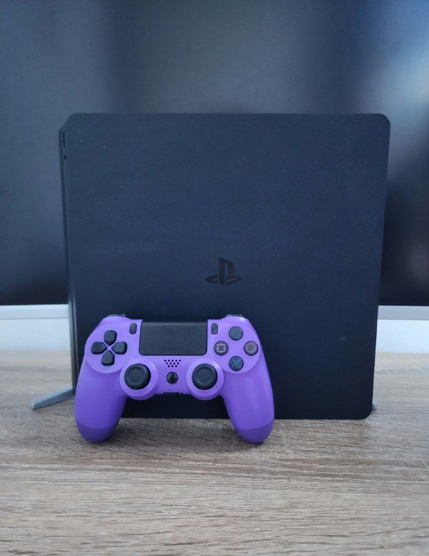 PlayStation 4 Slim 512 ГБ, геймпад DualShock 4, игры PS4