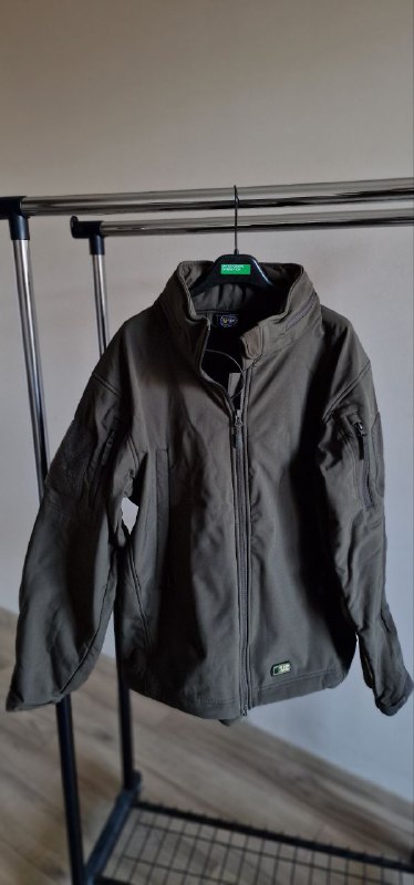 Мужской костюм M-TAC Soft Shell и шапка L хаки