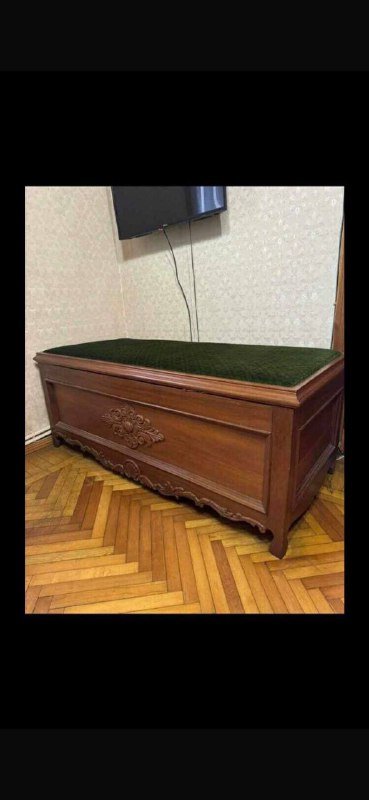 Винтажный тахта из массива дуба