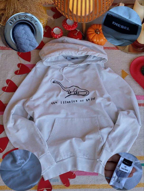 Пудровый свитшот с утяжками, жилет на пуху, худи с динозавром, трикотажный свитер 3