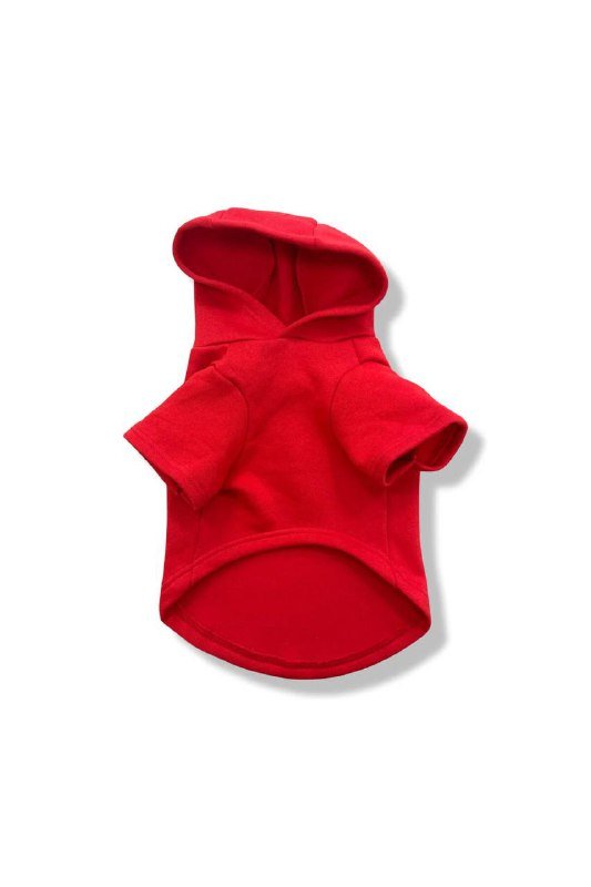 Красный худи для маленьких питомцев