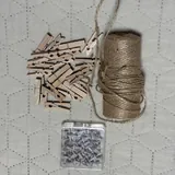 Клеевой пистолет, штампы, наклейки, нитки 2