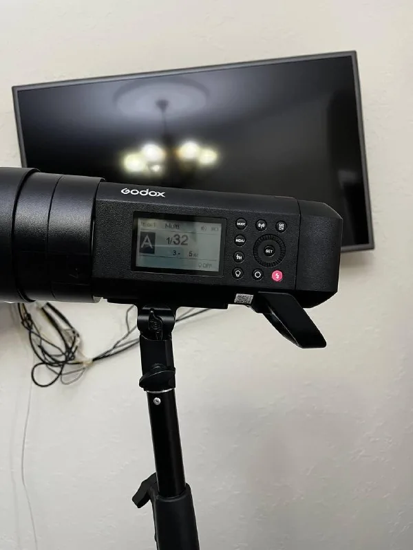 Импульсный свет Godox AD400, октобокс, синхронизаторы, стойка 1