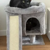 Кошачий домик с когтеточками и лежанкой 1