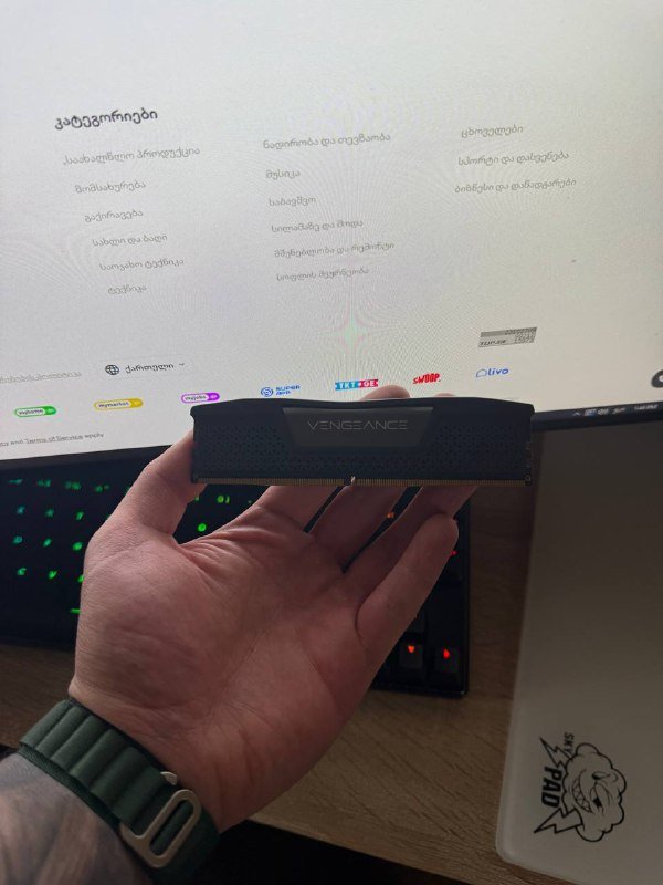 DDR5 RAM Corsair 1x16 5600 MHz