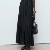 Платье Mango, сандалии Massimo Dutti 1