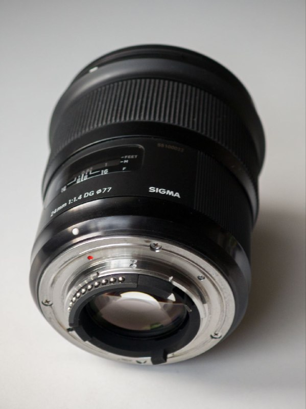 Sigma Art 24mm f1.4 объектив 8