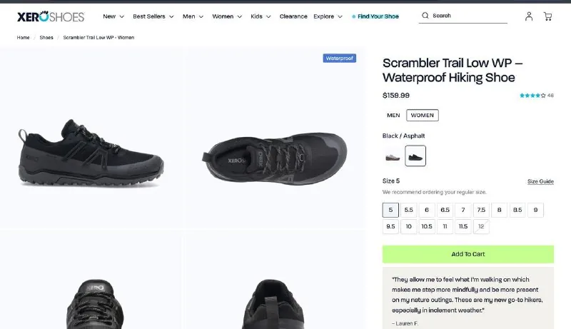 Xero Shoes Scrambler Trail Low WP кроссовки 1