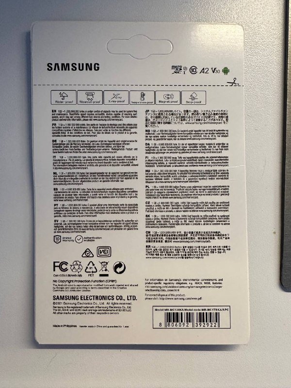 micro SD 1TB Samsung EVO 2
