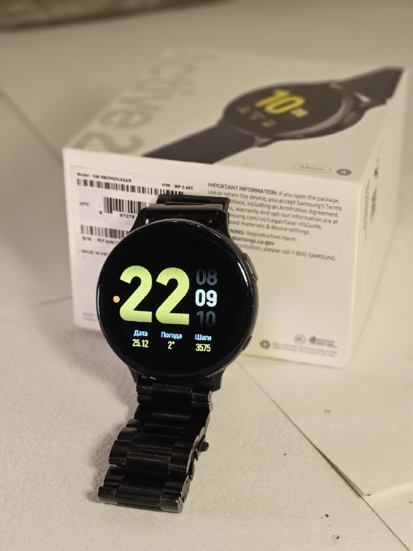 Galaxy Active 2 часы с металлическим ремешком