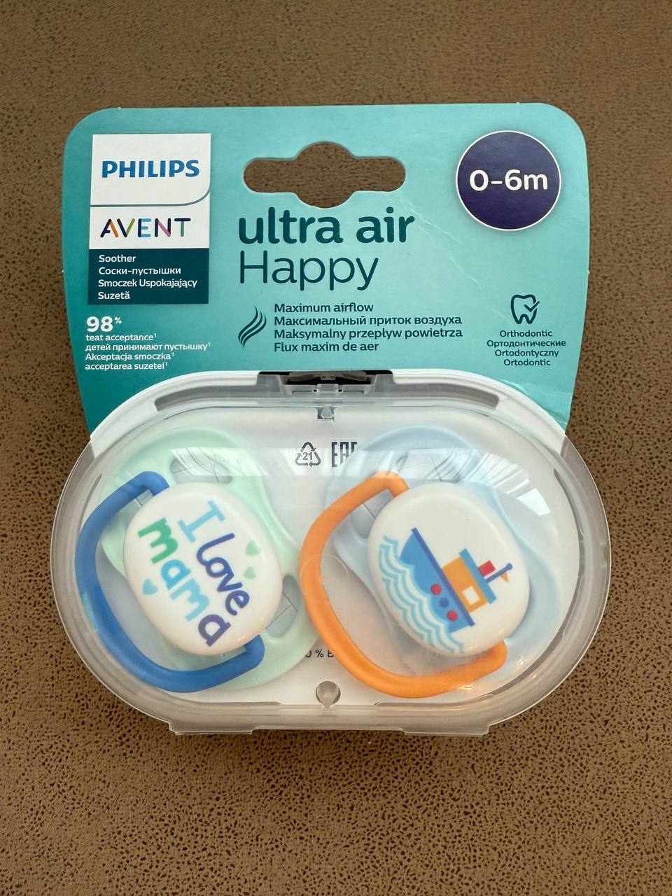 Соски пустышки Philips Avent новые