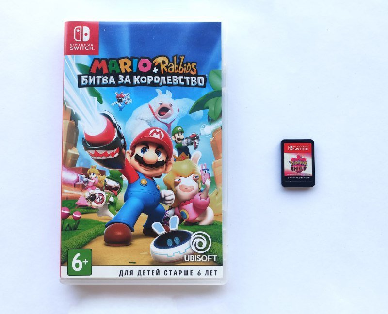 Картриджи для Nintendo Switch Pokemon Shield, Mario Rabbids