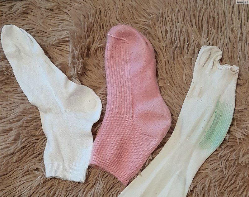 Носочки хлопковые разные цвета 20 пар