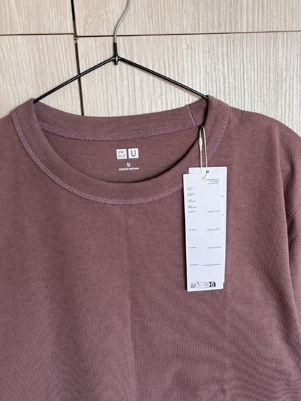 Футболка Uniqlo размер S фиолетовая 2