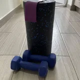 Гантеля, пенный ролик, фитнес-резинка 1