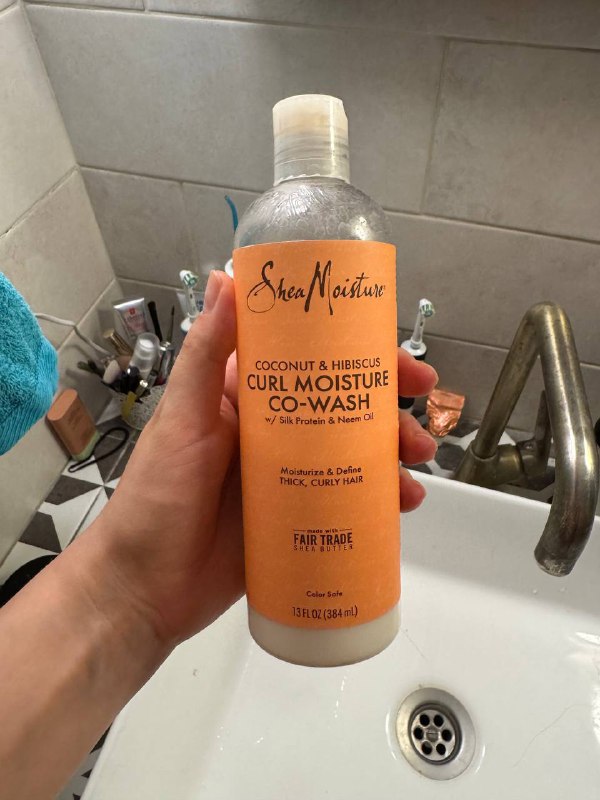 Ковошинг и крем для локонов Shea Moisture 4