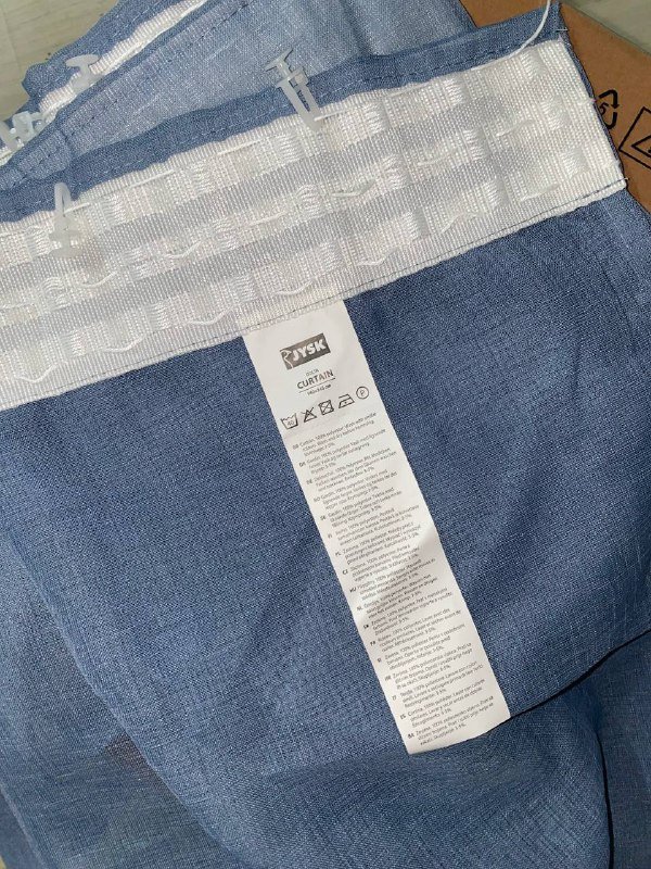 2 занавески юск голубые 3