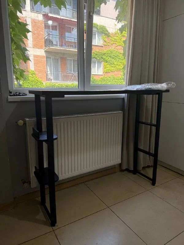 Барный стол черный 1