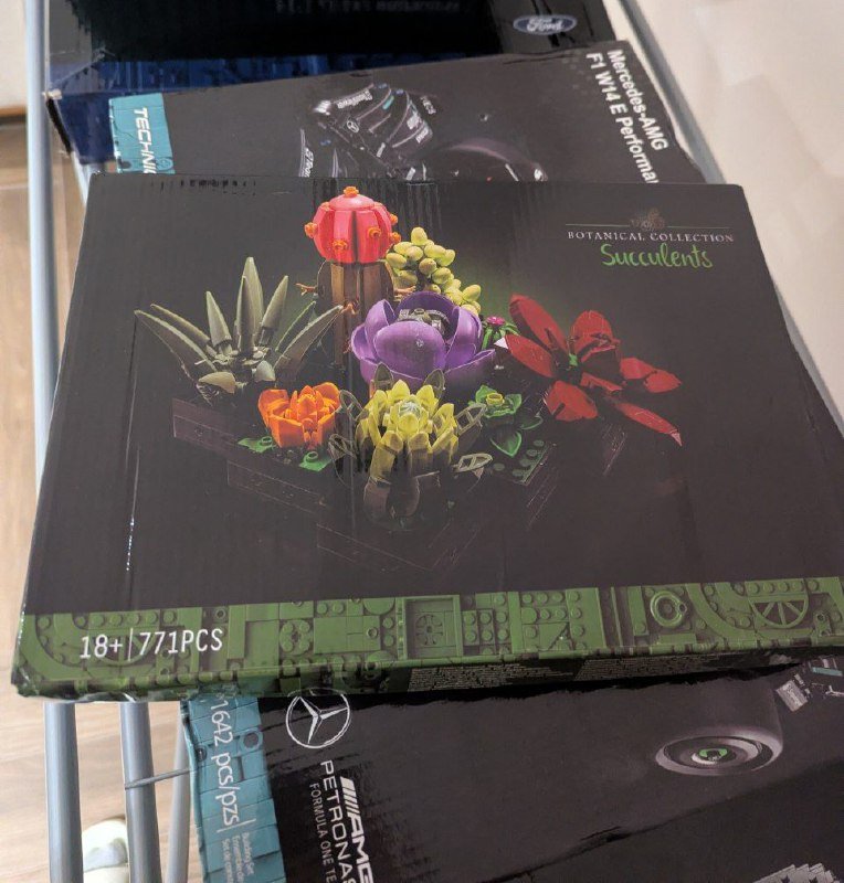 Конструктор суккуленты 771 деталь