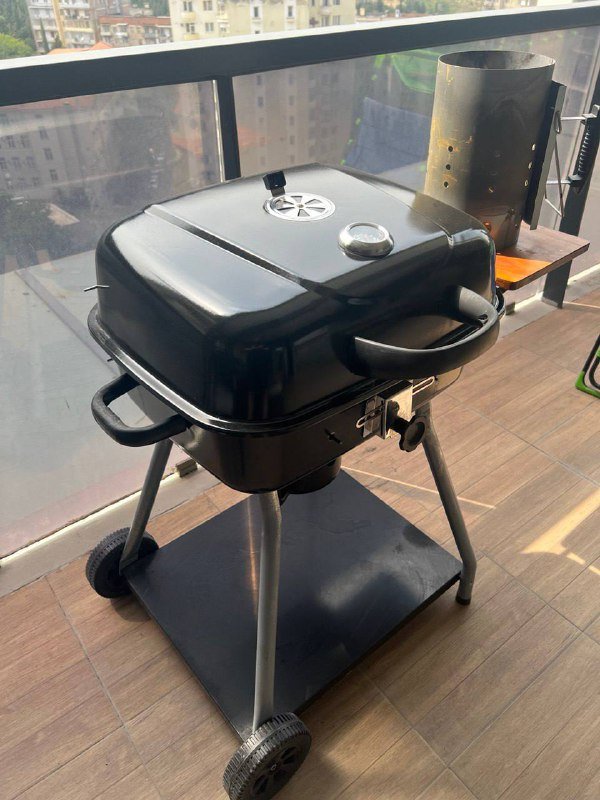 мангал гриль с термометром