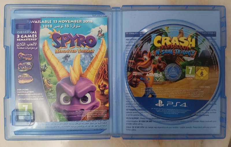 Игры Crash Bandicoot, Spyro для PS4 2