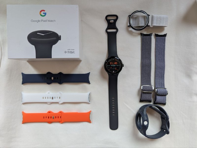 Часы Google Pixel Watch 5 ремешков 2 кейса