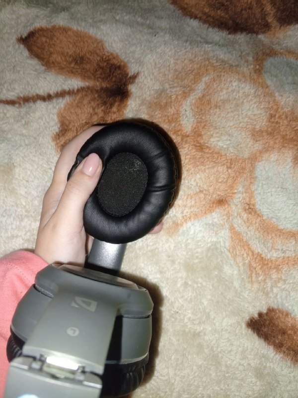 Беспроводные блютуз наушники складные темно-серые 8