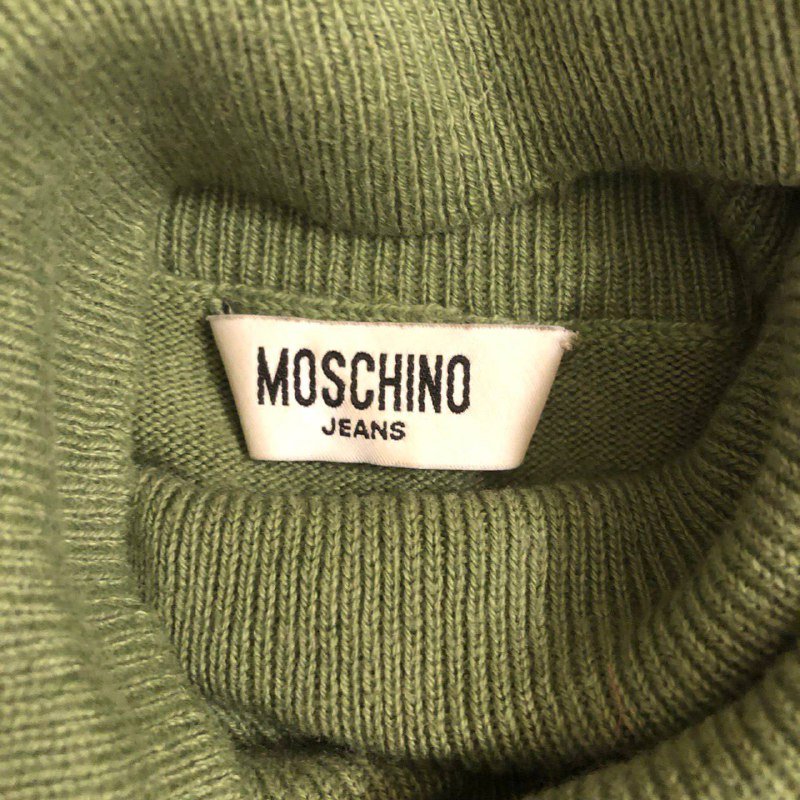 Водолазка MOSCHINO Jeans, шёлк, шерсть, ангора, размер s 2