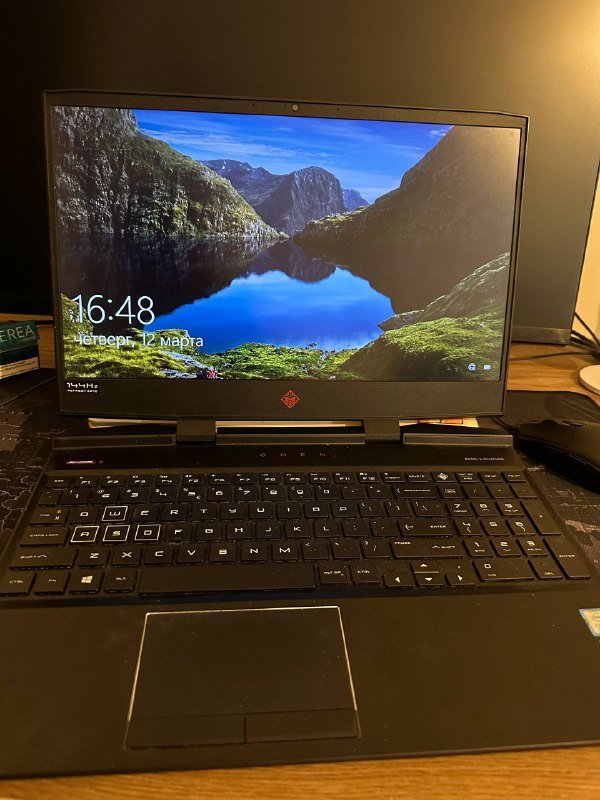 HP Omen 15 мощный игровой ноутбук 144Hz GTX 1650 16GB RAM