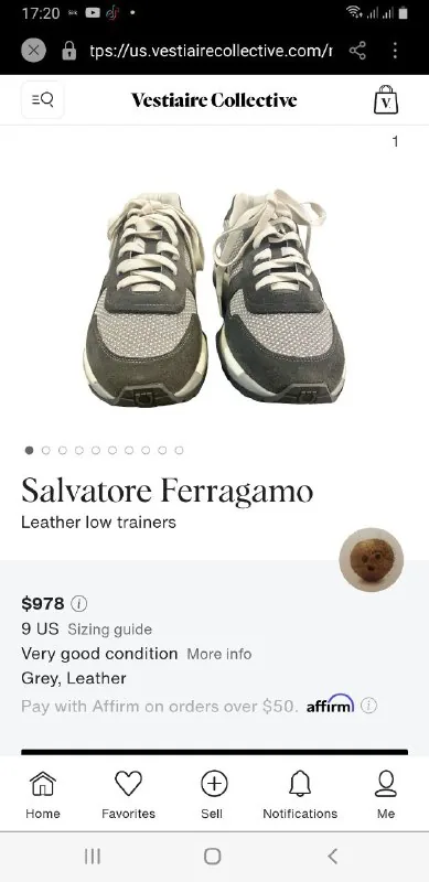 Salvatore Ferragamo кроссовки 1