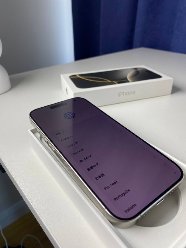 IPhone 16 pro 512 GB natural titanium 3