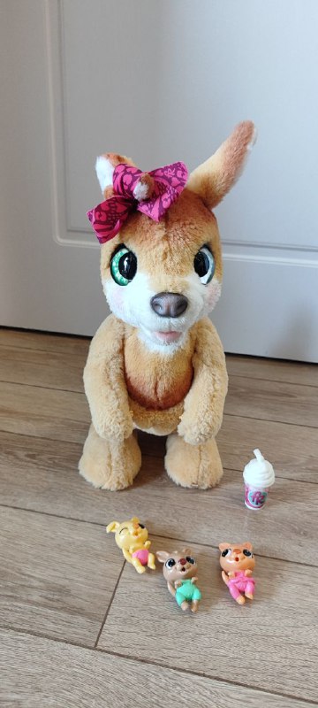 HASBRO FURREAL интерактивная кенгуру Джози с детёнышами 4