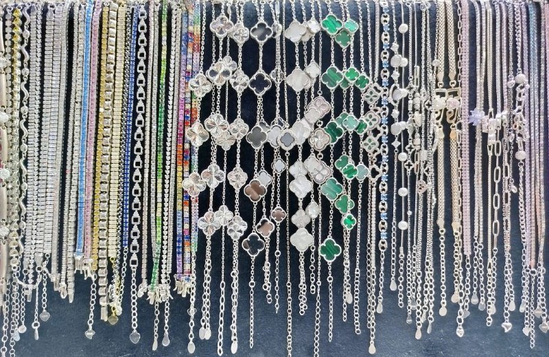 Женские серебряные браслеты 925 пробы