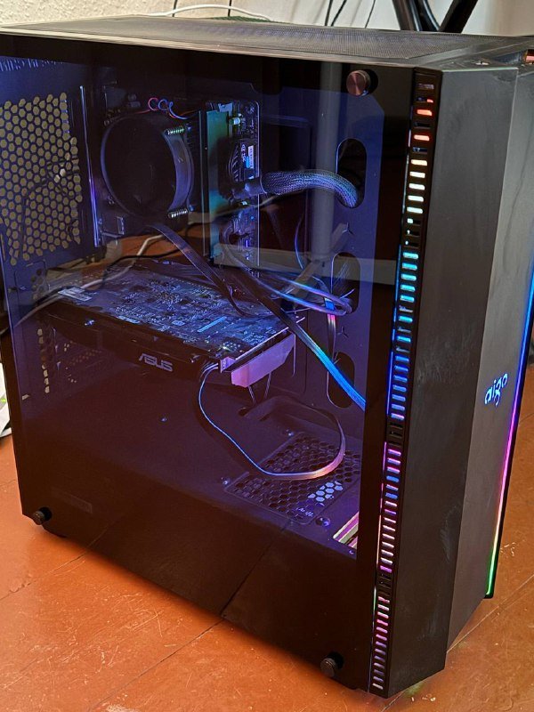 Системный блок с ASUS RX580 8GB, Intel Core i3-8100, 8GB DDR4, SSD 130GB + HDD 750GB