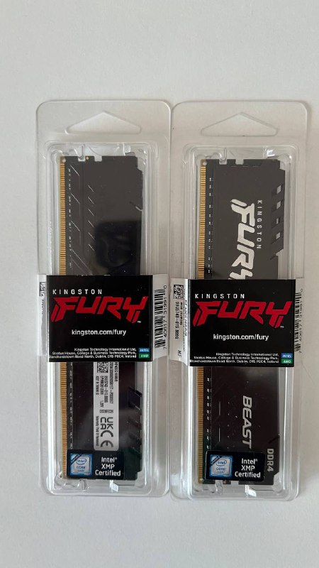 ОЗУ Kingston FURY Beast DDR4 2×8GB 3200MHz