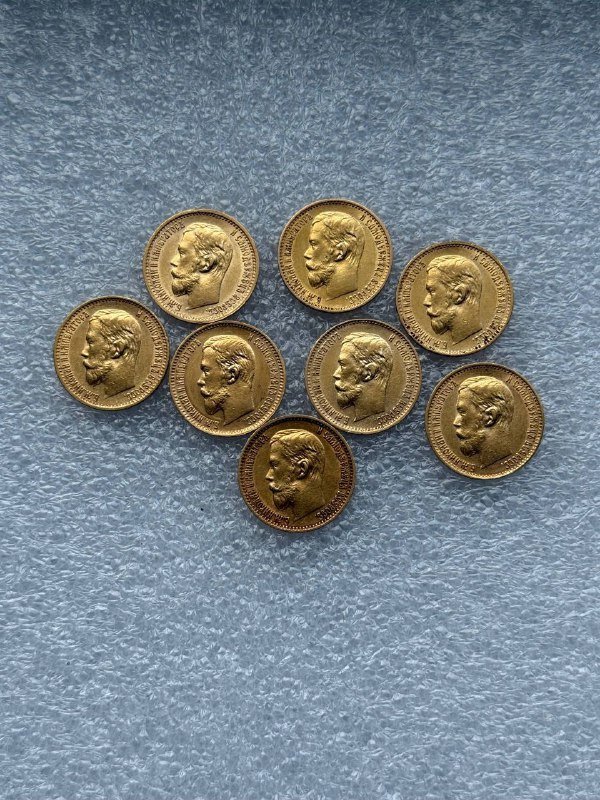 золотые монеты Николая II 6