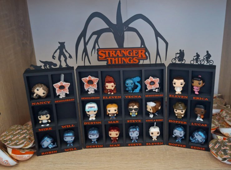 Подставки для игрушек Stranger Things 3