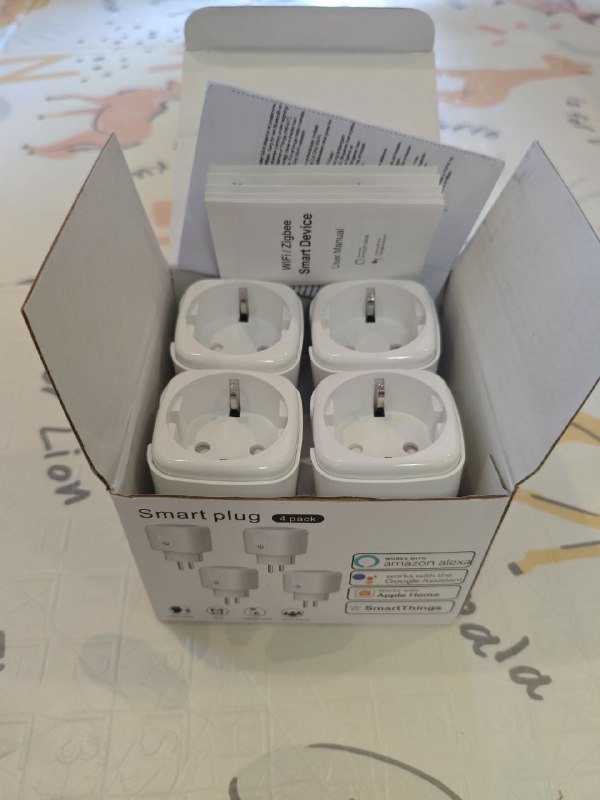 Умная розетка Wi-Fi комплект 4 штуки