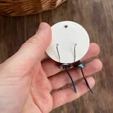 Титановые серьги 3