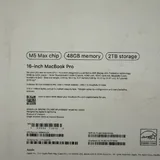 MacBook Pro M5 Max 48GB/2TB Space Black 3